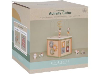 Little Dutch Kostka s aktivitami dřevěná Farma - Poškozený obal