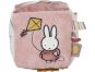 Little Dutch Kostka textilní králíček Miffy Fluffy Pink 4