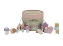 Little Dutch Kostky dřevěné 50 ks v tubě Fairy Garden