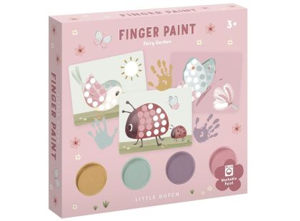 Little Dutch Kreativní sada malování prsty Fairy Garden - Poškozený obal