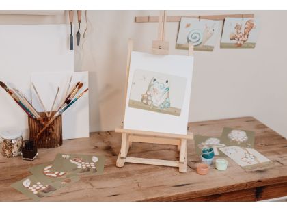 Little Dutch Kreativní sada malování prsty Forest Friends