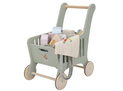 Little Dutch Nákupní vozík s doplňky dřevěný - Poškozený obal