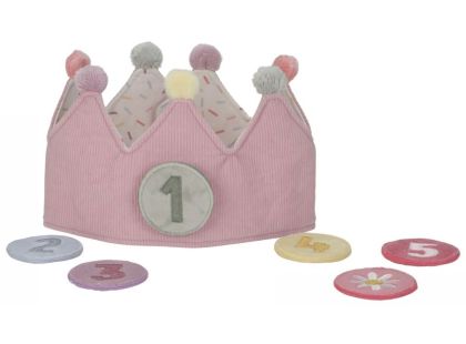 Little Dutch Narozeninová korunka s čísly Pink