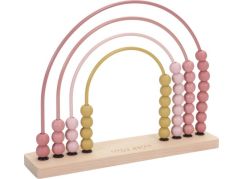 Little Dutch Počítadlo dřevěné duha Pink - Poškozený obal