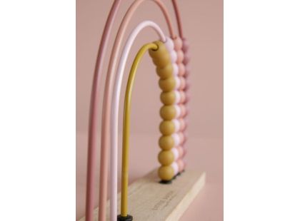 Little Dutch Počítadlo dřevěné duha Pink - Poškozený obal