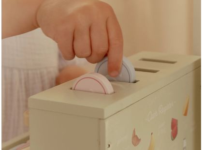 Little Dutch Pokladna se skenerem a čtečkou karet dřevěná