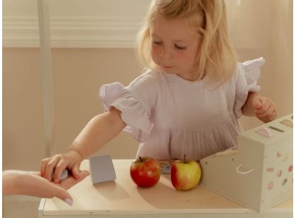 Little Dutch Pokladna se skenerem a čtečkou karet dřevěná