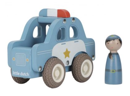 Little Dutch Policejní auto dřevěné