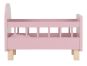 Little Dutch Postýlka pro panenky dřevěná s peřinkou Pink 3