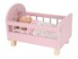 Little Dutch Postýlka pro panenky dřevěná s peřinkou Pink 4
