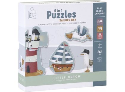 Little Dutch Puzzle 6 v 1 Námořnický záliv