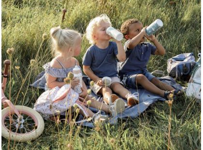 Little Dutch Svačinový set s lahví a boxem Spring Flowers