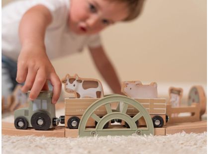 Little Dutch Vláčkodráha dřevěná Farma