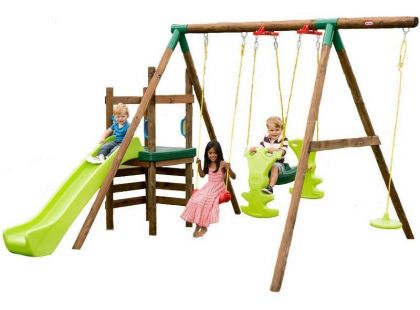 Little Tikes 171161E13 Dřevěné hřiště Strasbourg - Poškozený obal