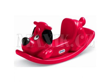 Little Tikes Houpací pejsek Červený