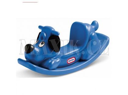 Little Tikes Houpací pejsek Modrý