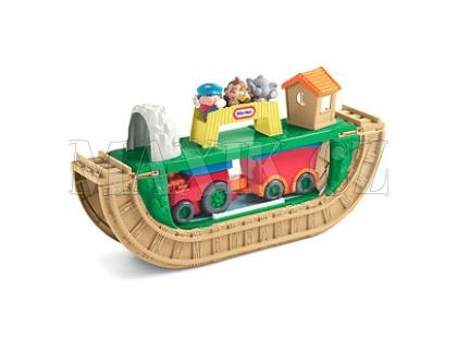 Little Tikes Přenosná sada s vláčky