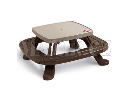 Little Tikes Skládací piknikový stoleček se slunečníkem