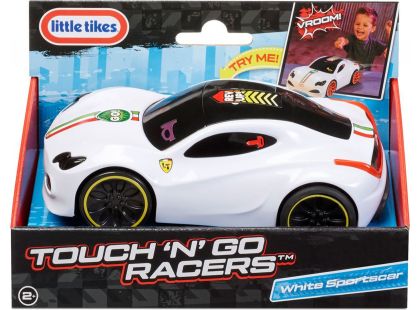 Little Tikes Touch n' Go Racers Interaktivní autíčko bílý sporťák