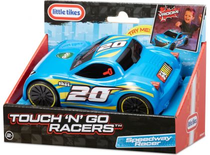 Little Tikes Touch n' Go Racers Interaktivní autíčko modrý sporťák