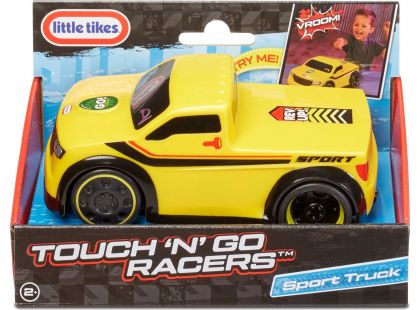 Little Tikes Touch n' Go Racers Interaktivní autíčko žlutý truck