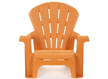 Little Tikes Zahradní židlička oranžová