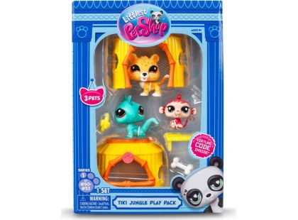 Littlest Pet Shop 3 figurky Džungle