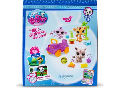 Littlest Pet Shop 3 figurky Safari