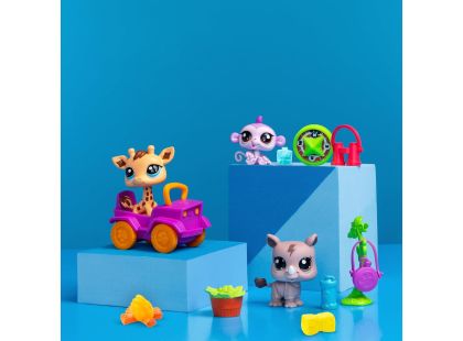 Littlest Pet Shop 3 figurky Safari