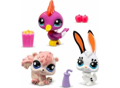 Littlest Pet Shop 3 figurky Tuba 2. series 99, 100, 101