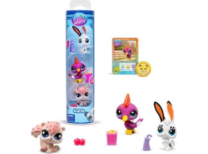 Littlest Pet Shop 3 figurky Tuba 2. series 99, 100, 101