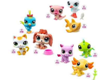 Littlest Pet Shop 3 figurky Zvířátko 43, 42, 41