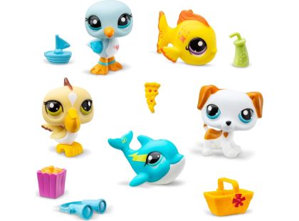 Littlest Pet Shop 5 figurek Pláž