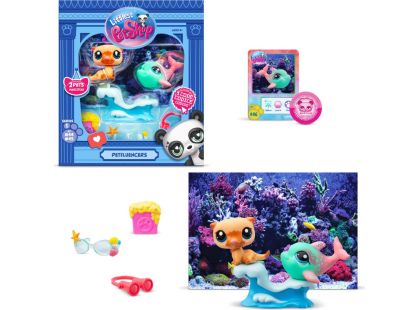 Littlest Pet Shop balení 2 figurek Petfluenceři MIX