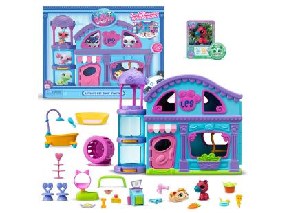 Littlest Pet Shop Domek se 2 figurkami Hrací set