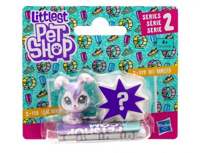 Littlest Pet Shop Dvě zvířátka Lilac Bunnton + Biff Hamsted