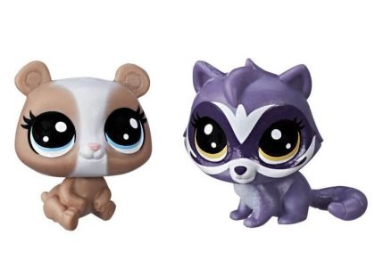 Littlest Pet Shop Dvě zvířátka Mari Pandalyn + Scoot Racoonerson