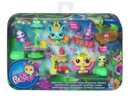 Littlest Pet Shop Hrací set s okouzlující vílou - 2680-2683 Littlest Pet Shop Hrací set s okouzlující vílou - 2680-2683