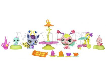 Littlest Pet Shop Hrací set s okouzlující vílou - 2680-2683 Littlest Pet Shop Hrací set s okouzlující vílou - 2680-2683