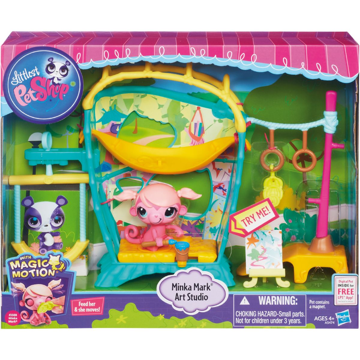 Littlest Pet Shop Magic motion Minkin domeček hrací set
