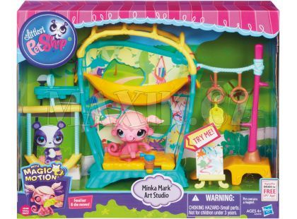 Littlest Pet Shop Magic motion Minkin domeček hrací set