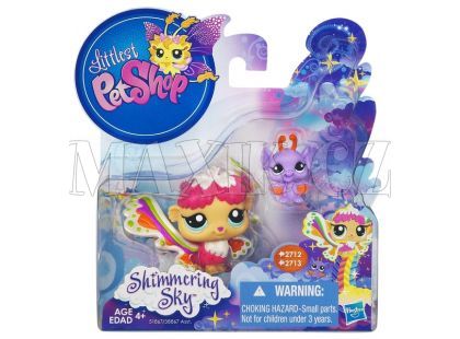 Littlest Pet Shop Okouzlující víly Hasbro - 2712 Víla 2713 netopýr