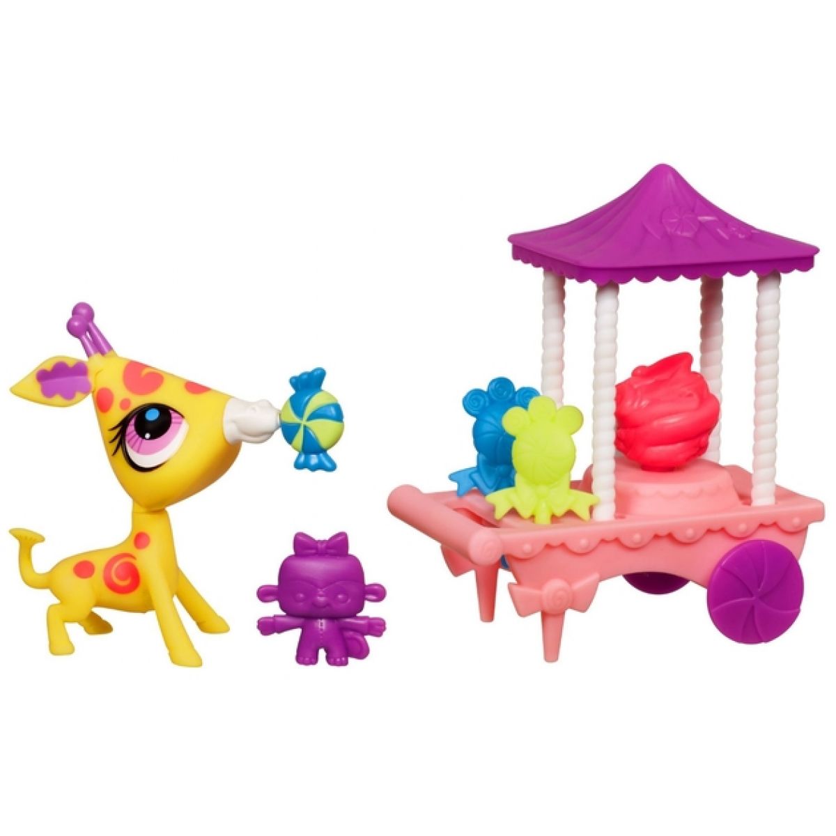Littlest Pet Shop sladká zvířátka s pohybem - 3134 Žirafa