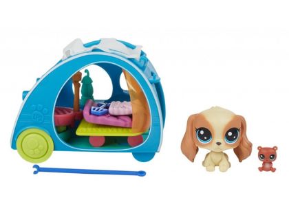 Littlest Pet Shop Tématický set se zvířátkem Cozy Camper