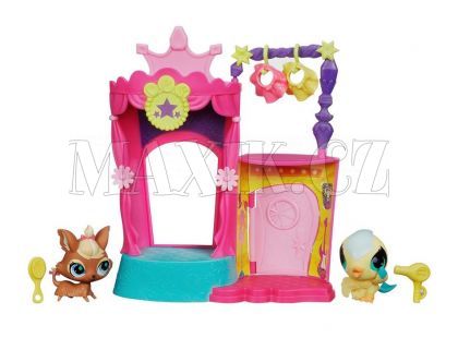 Littlest Pet Shop Útulný domeček se 2 zvířátky