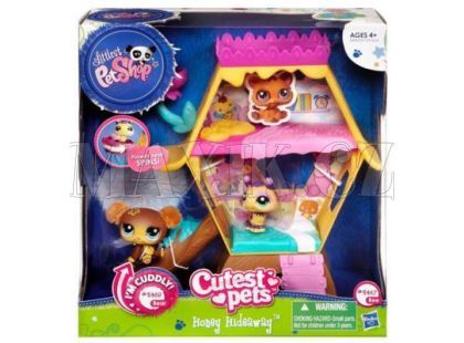 Littlest Pet Shop Útulný domeček se 2 zvířátky