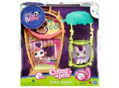 Littlest Pet Shop Útulný domeček se 2 zvířátky