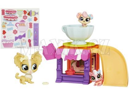 Littlest Pet Shop Zvířátko s doplňky do domečku A7642 - Sweet Shoppe Adventures