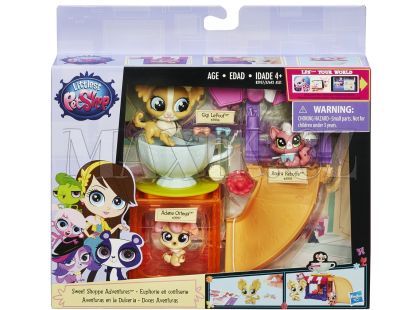 Littlest Pet Shop Zvířátko s doplňky do domečku A7642 - Sweet Shoppe Adventures