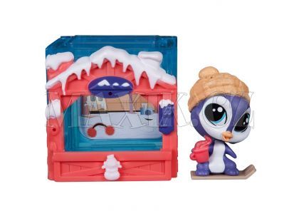 Littlest Pet Shop Zvířátko s mini domečkem - Parker Waddleton